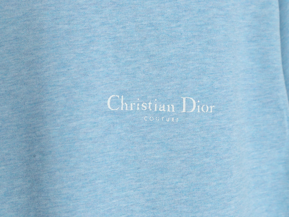 Dior washed distressed letter print short sleeves TSK1