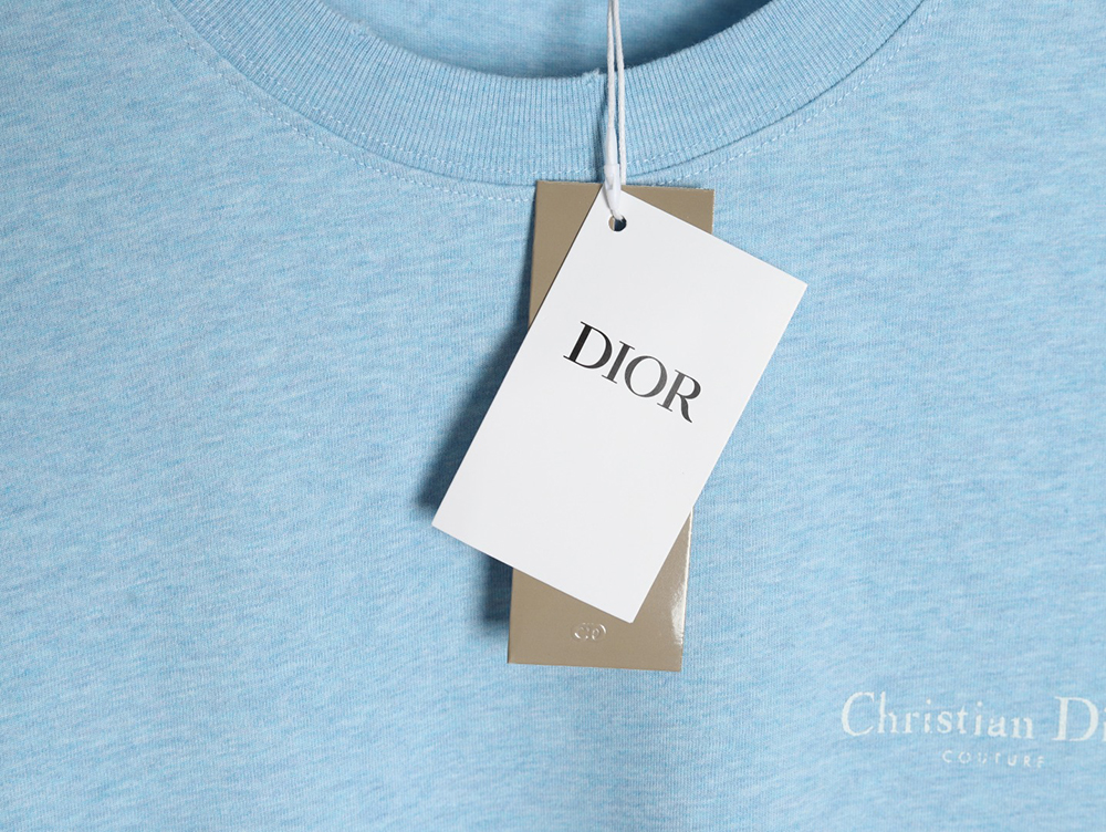 Dior washed distressed letter print short sleeves TSK1