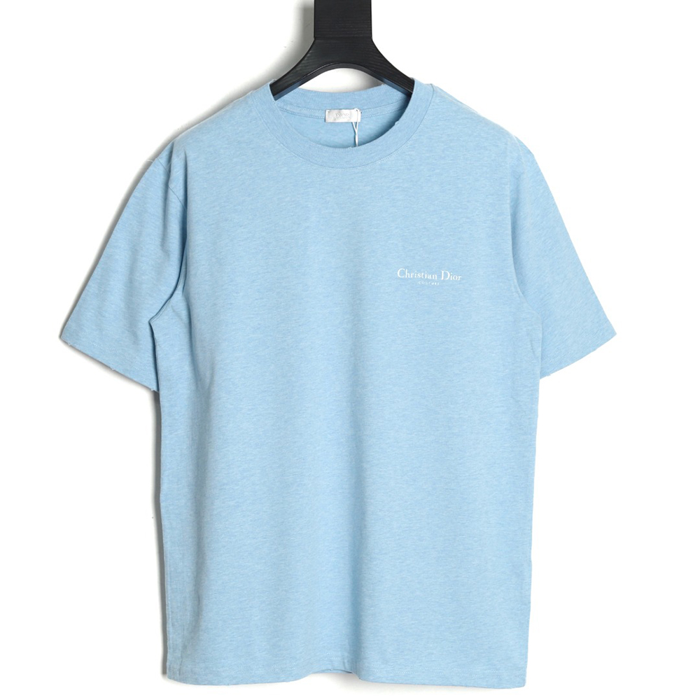 Dior washed distressed letter print short sleeves TSK1