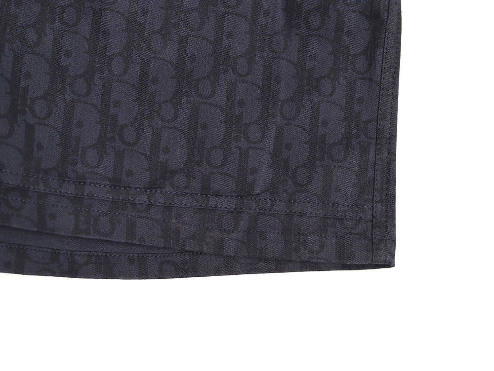 Dior all over print jacquard denim shorts tsk1