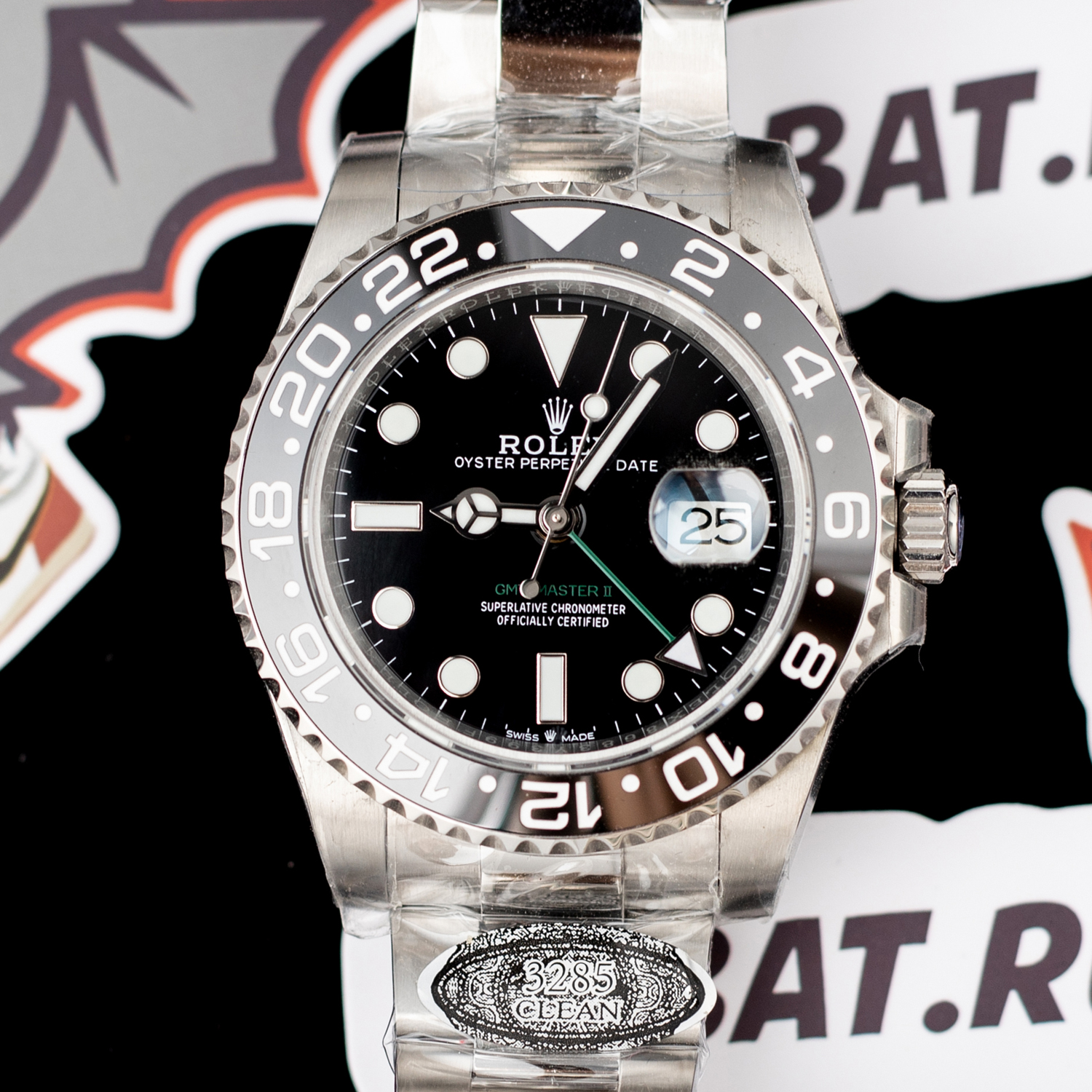 Rolex - GMT Master II 116710LN Black Ceramic 904L Oyster GMF V5 VR3186