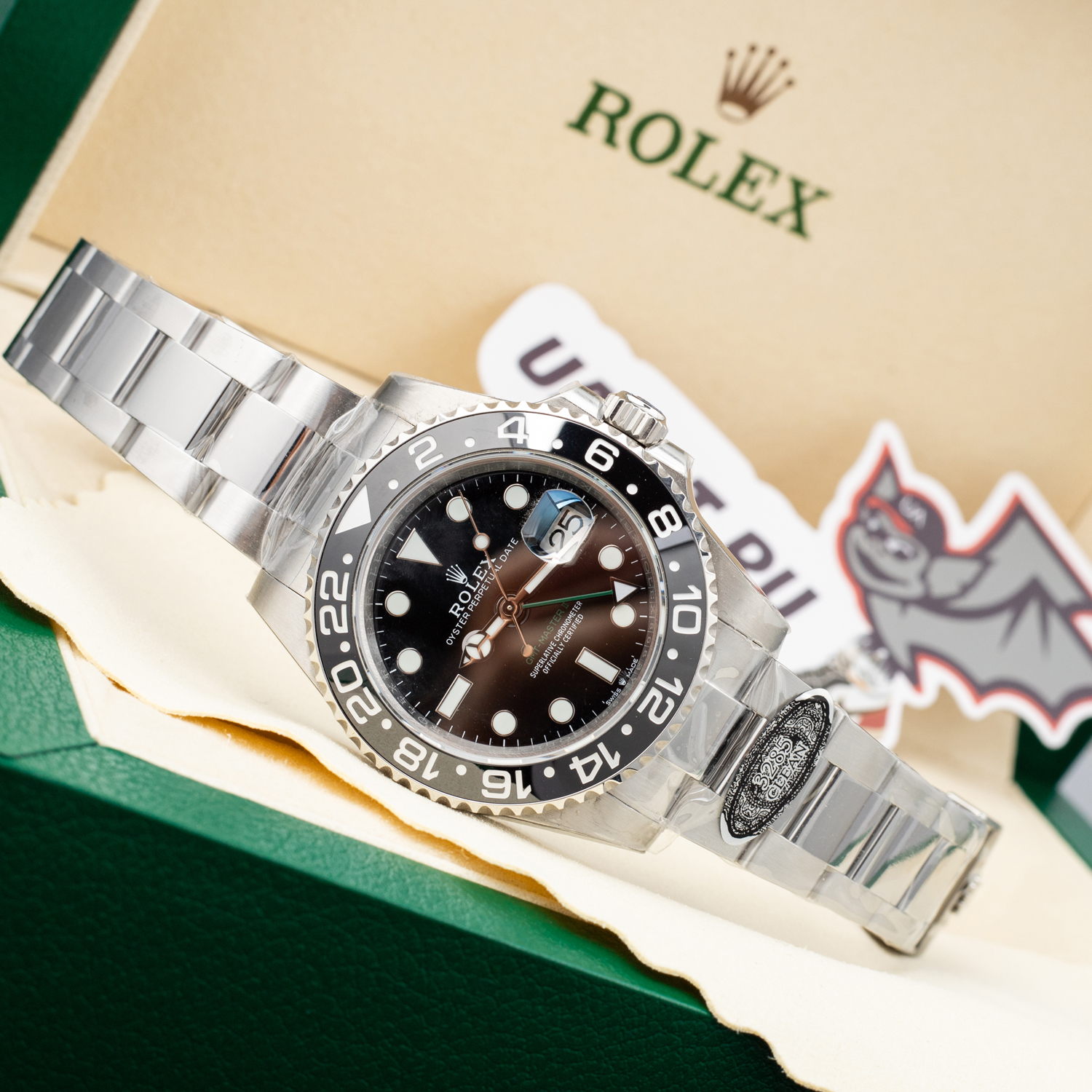 Rolex - GMT Master II 116710LN Black Ceramic 904L Oyster GMF V5 VR3186