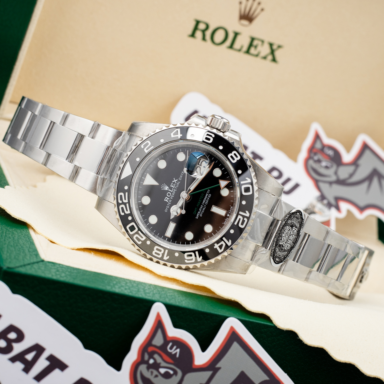 Rolex - GMT Master II 116710LN Black Ceramic 904L Oyster GMF V5 VR3186