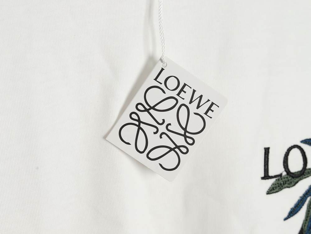 Loewe embroidered coconut tree short sleeve T-shirt