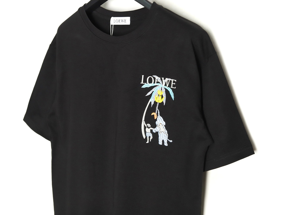 Loewe embroidered coconut tree short sleeve T-shirt TSK1