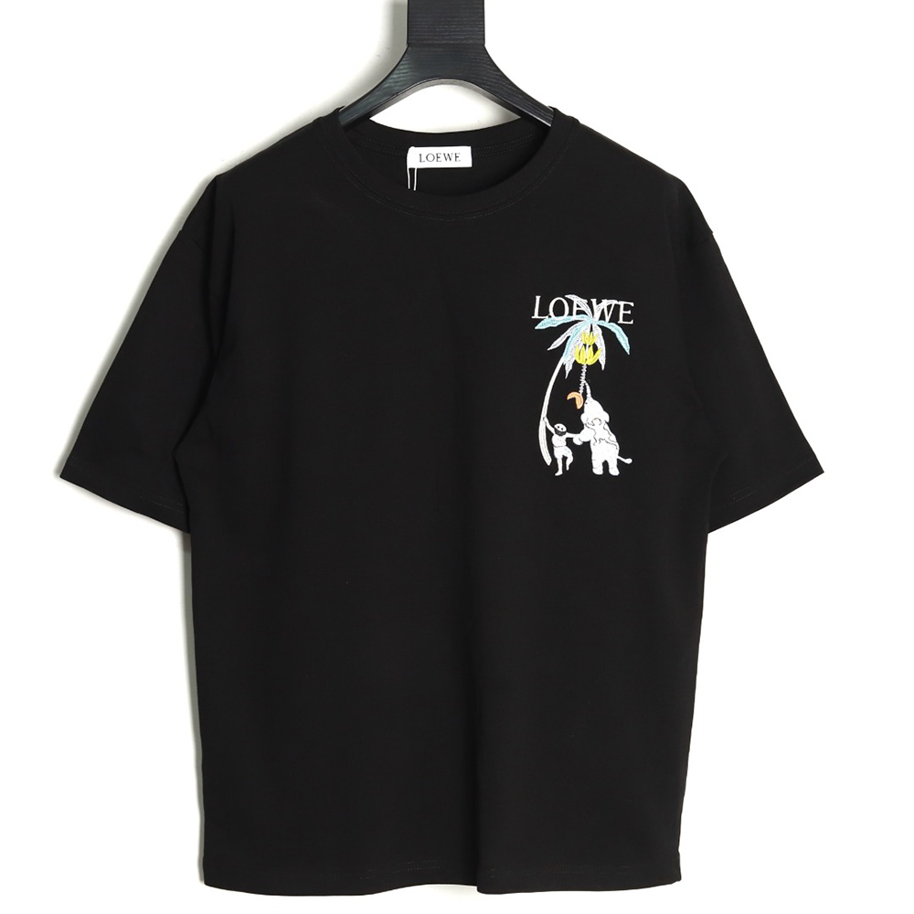 Loewe embroidered coconut tree short sleeve T-shirt TSK1