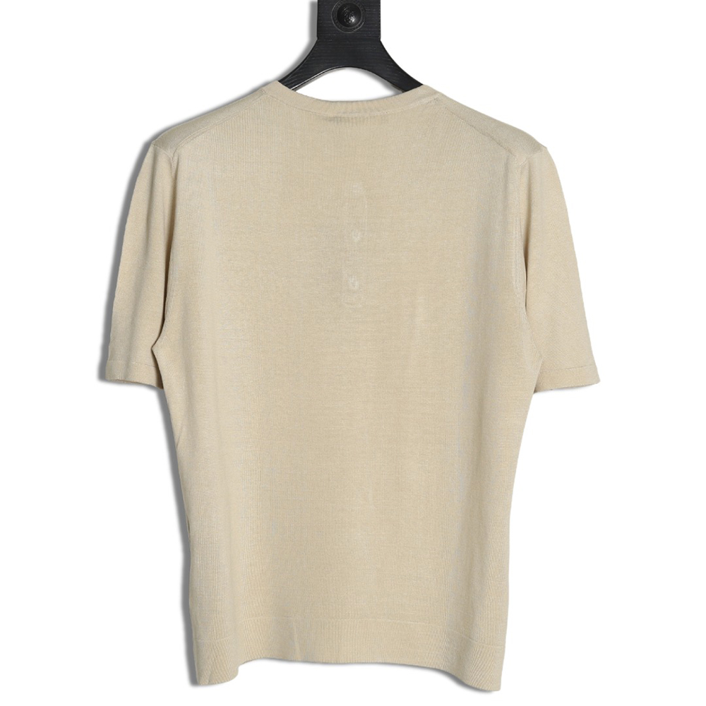 Loro Piana Henley Collar Short Sleeve T-Shirt
