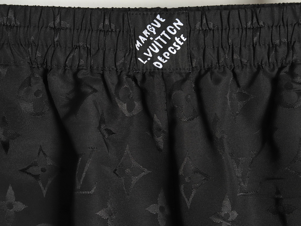 Louis Vuitton old flower pattern jacquard silk shorts