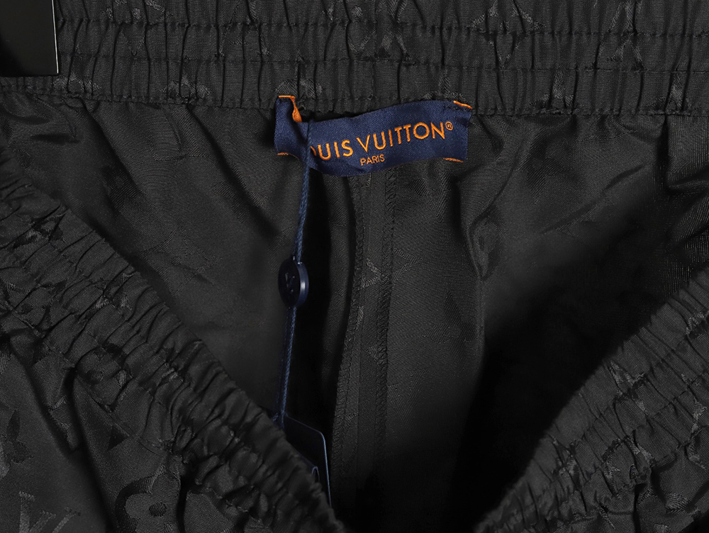 Louis Vuitton old flower pattern jacquard silk shorts