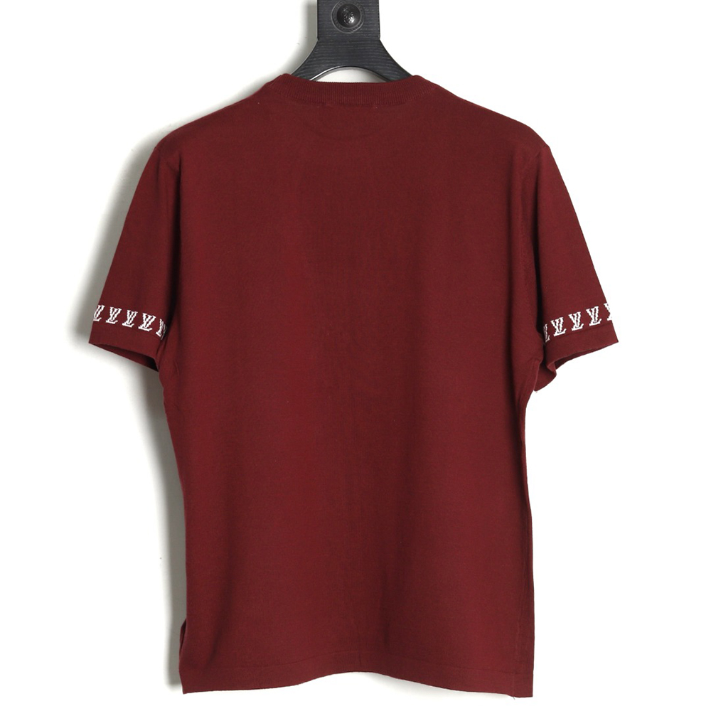Louis Vuitton jacquard lettering logo short sleeves