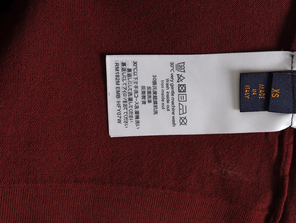 Louis Vuitton jacquard lettering logo short sleeves