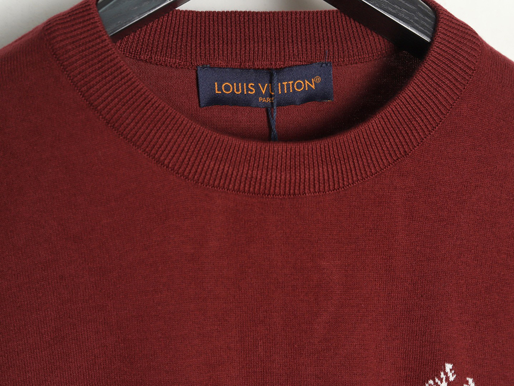 Louis Vuitton jacquard lettering logo short sleeves