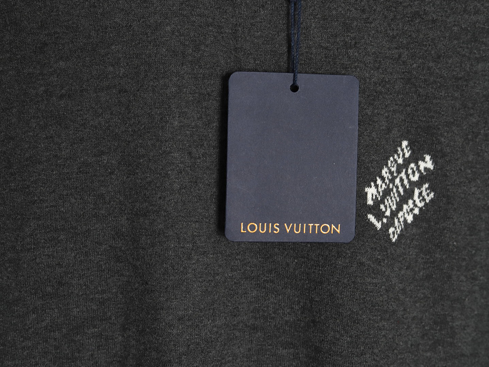 Louis Vuitton jacquard lettering logo short sleeves tsk1
