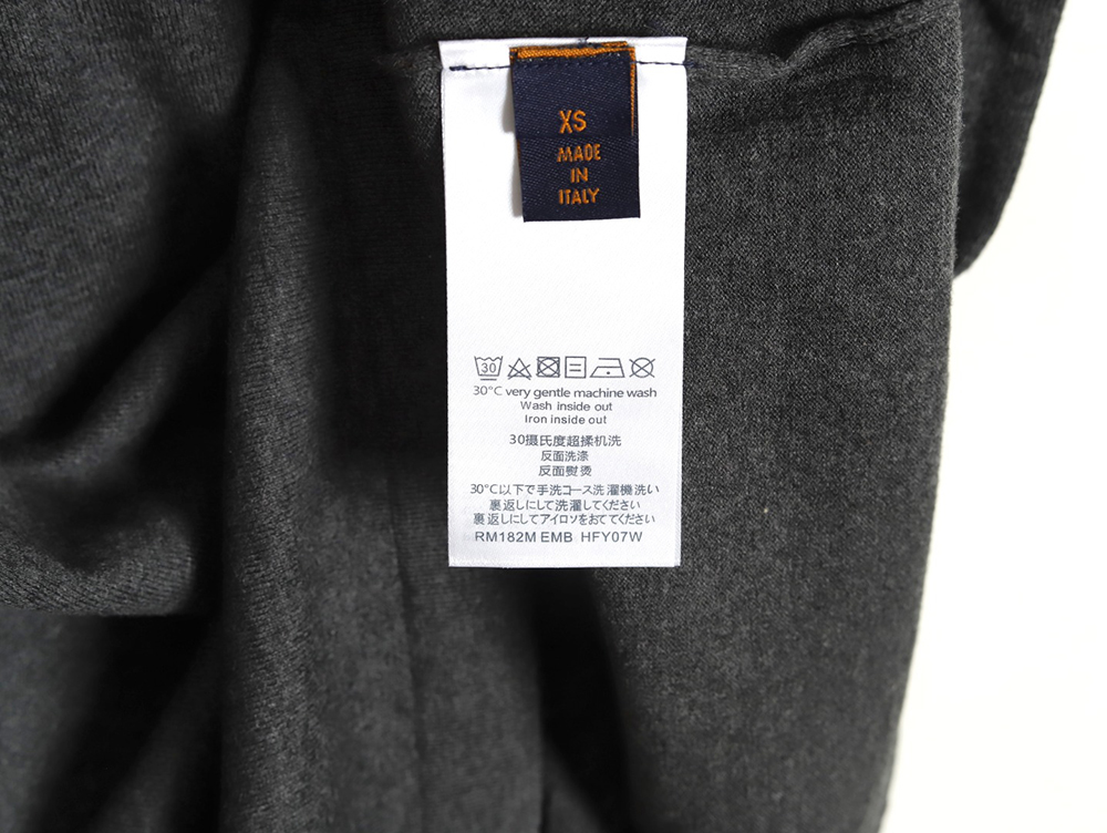 Louis Vuitton jacquard lettering logo short sleeves tsk1