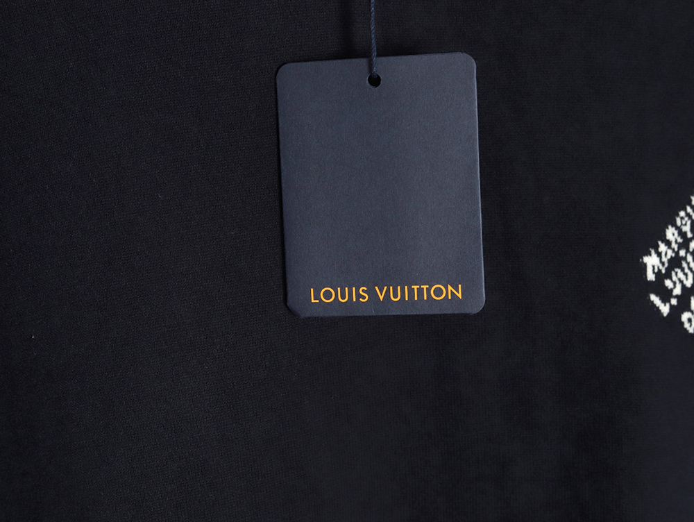 Louis Vuitton jacquard lettering logo short sleeves tsk2