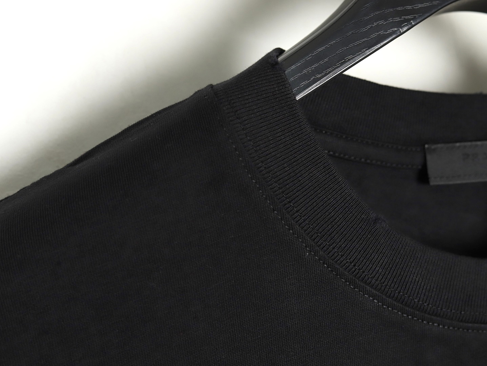 Prada chest lettering logo short sleeves tsk1