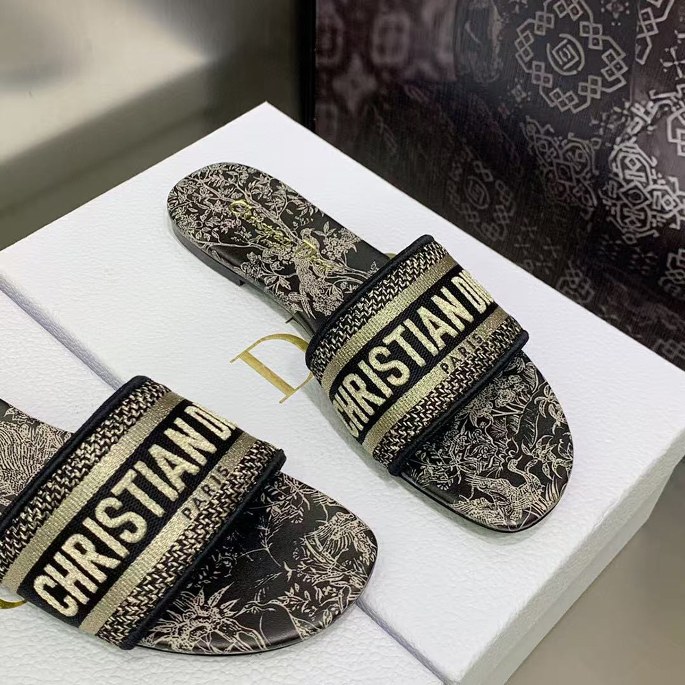 Dior Dway embroidered sandals