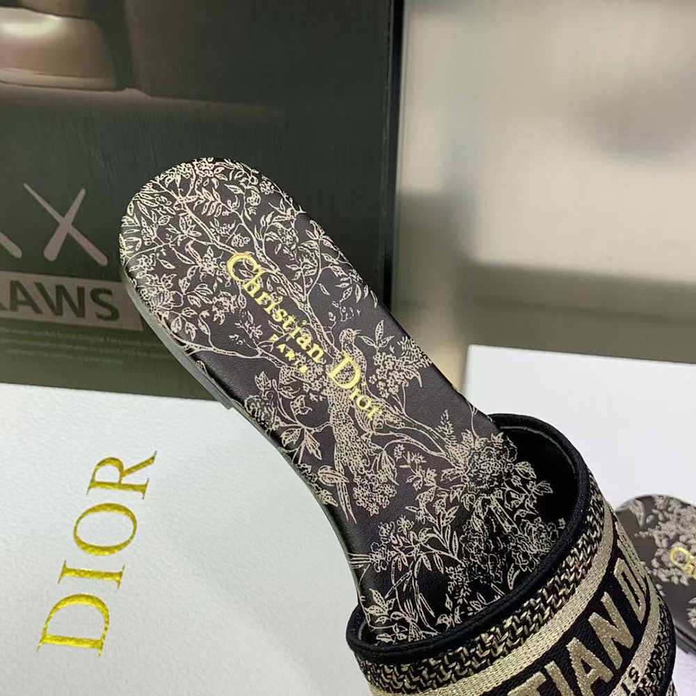 Dior Dway embroidered sandals