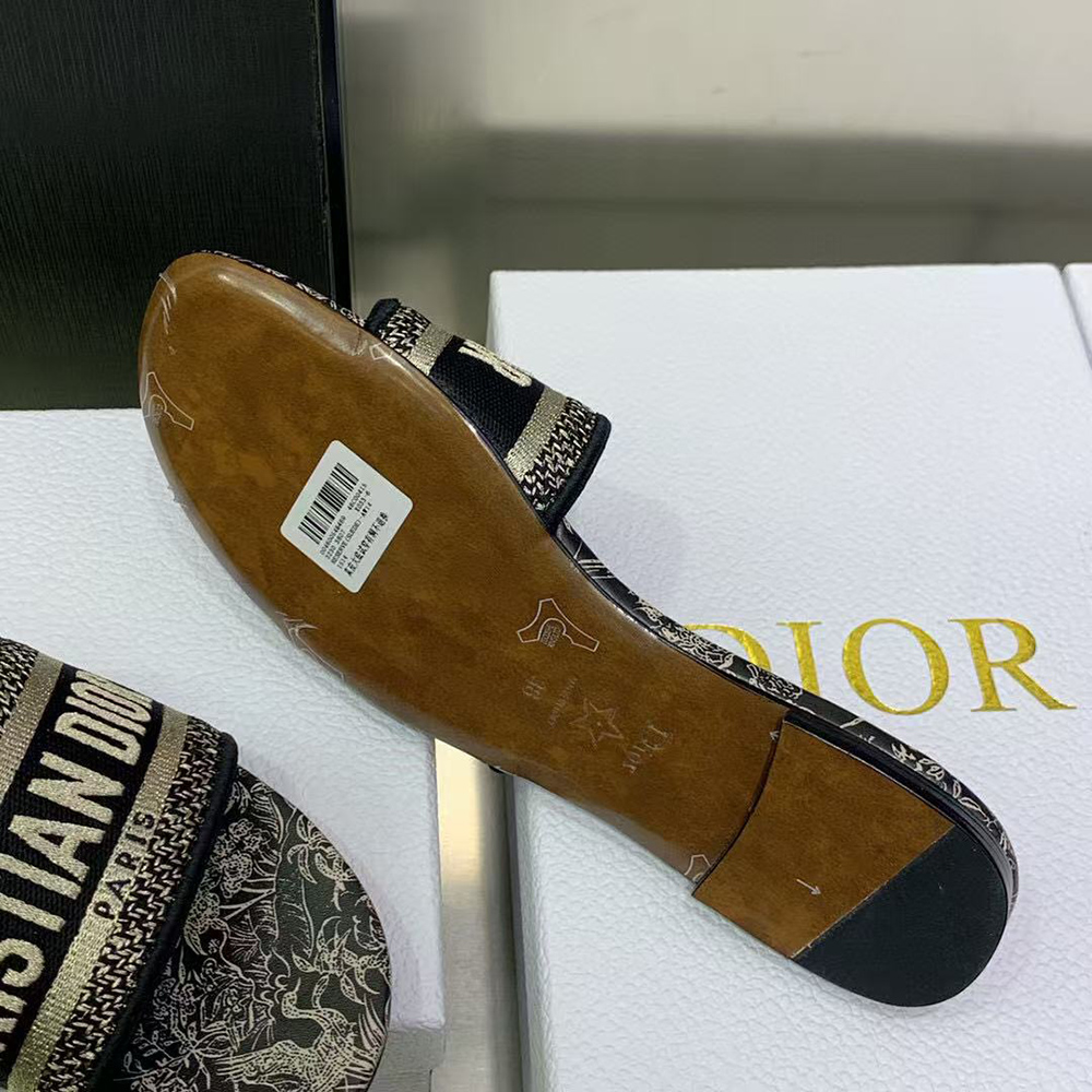 Dior Dway embroidered sandals