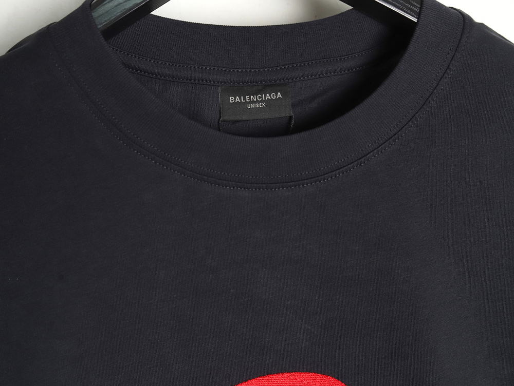 Balenciaga 3M embroidered letters washed short sleeves TSK1
