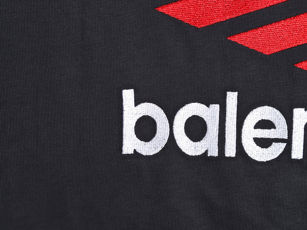 Balenciaga 3M embroidered letters washed short sleeves TSK1
