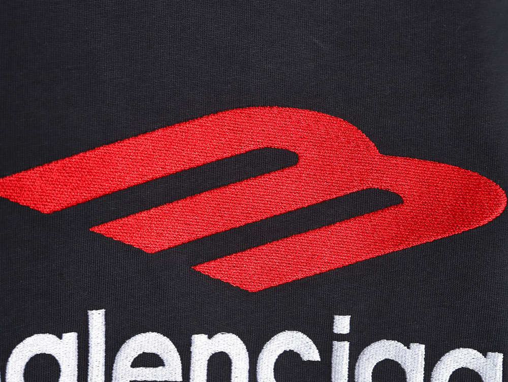Balenciaga 3M embroidered letters washed short sleeves TSK1