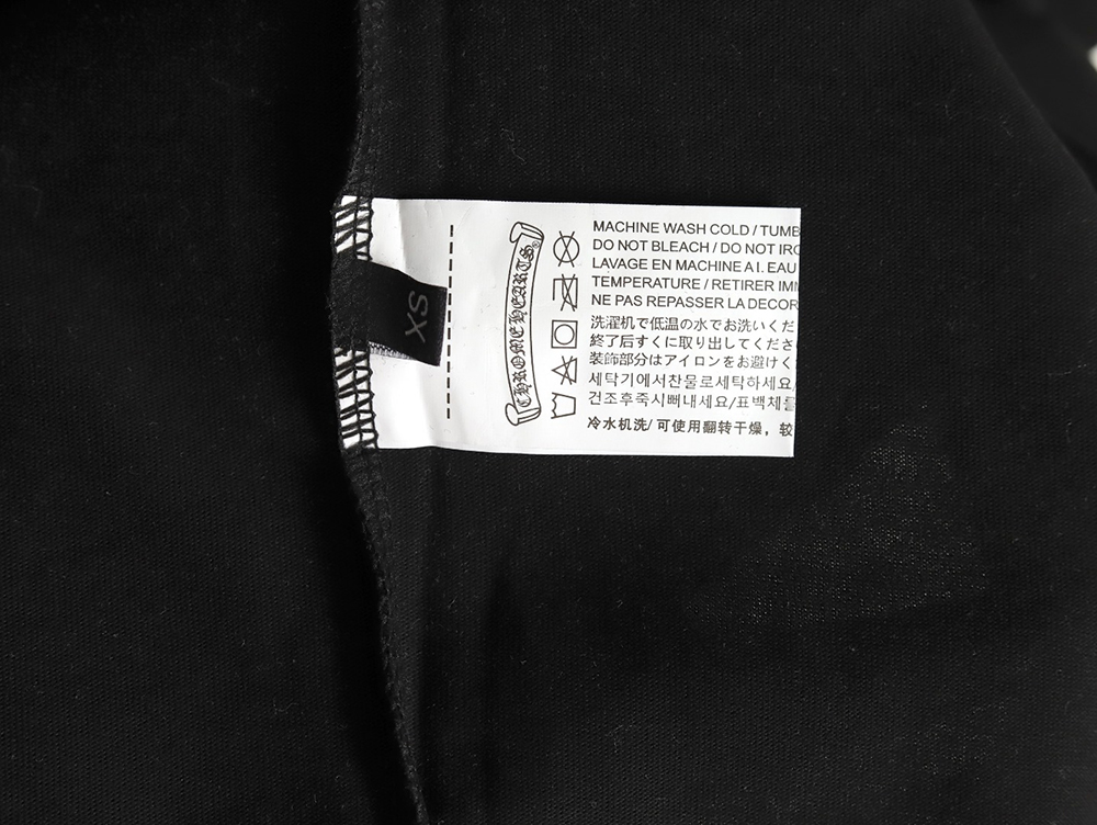 Chrome Hearts Multi-element Pocket Sanskrit Letters Short Sleeve T-shirt TSK1