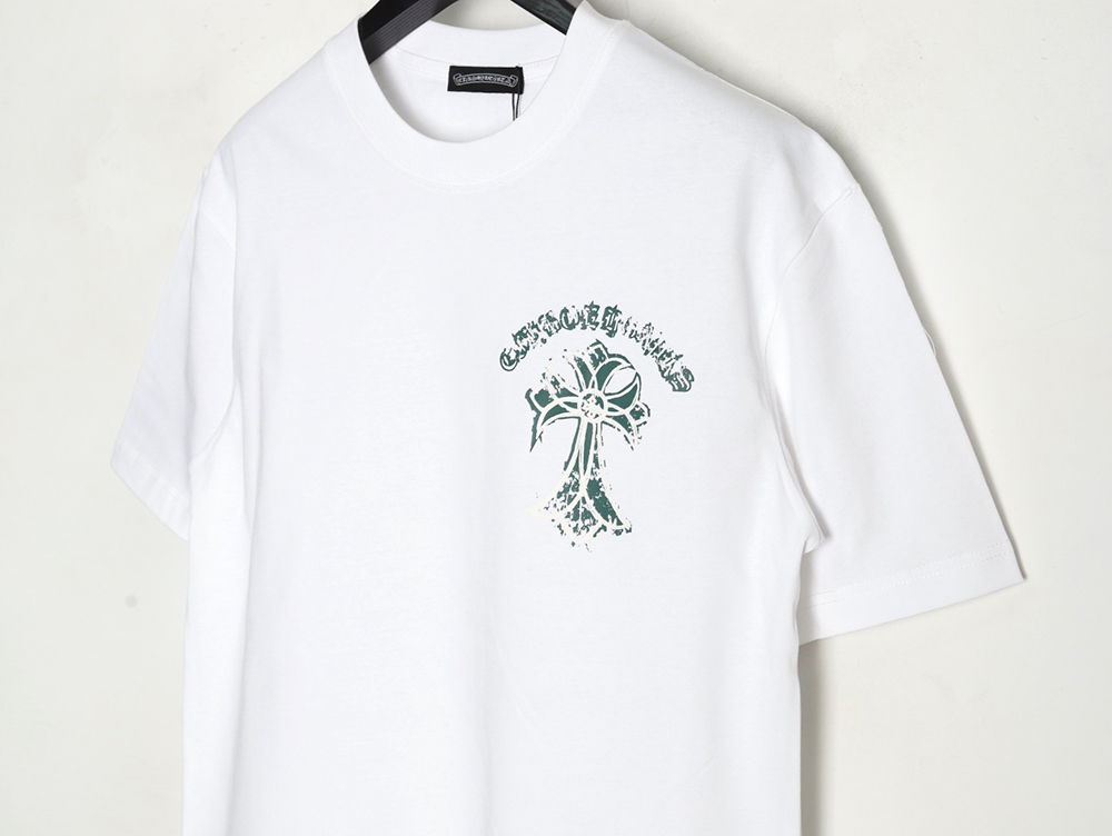 Chrome Hearts mottled cross Sanskrit print short sleeves