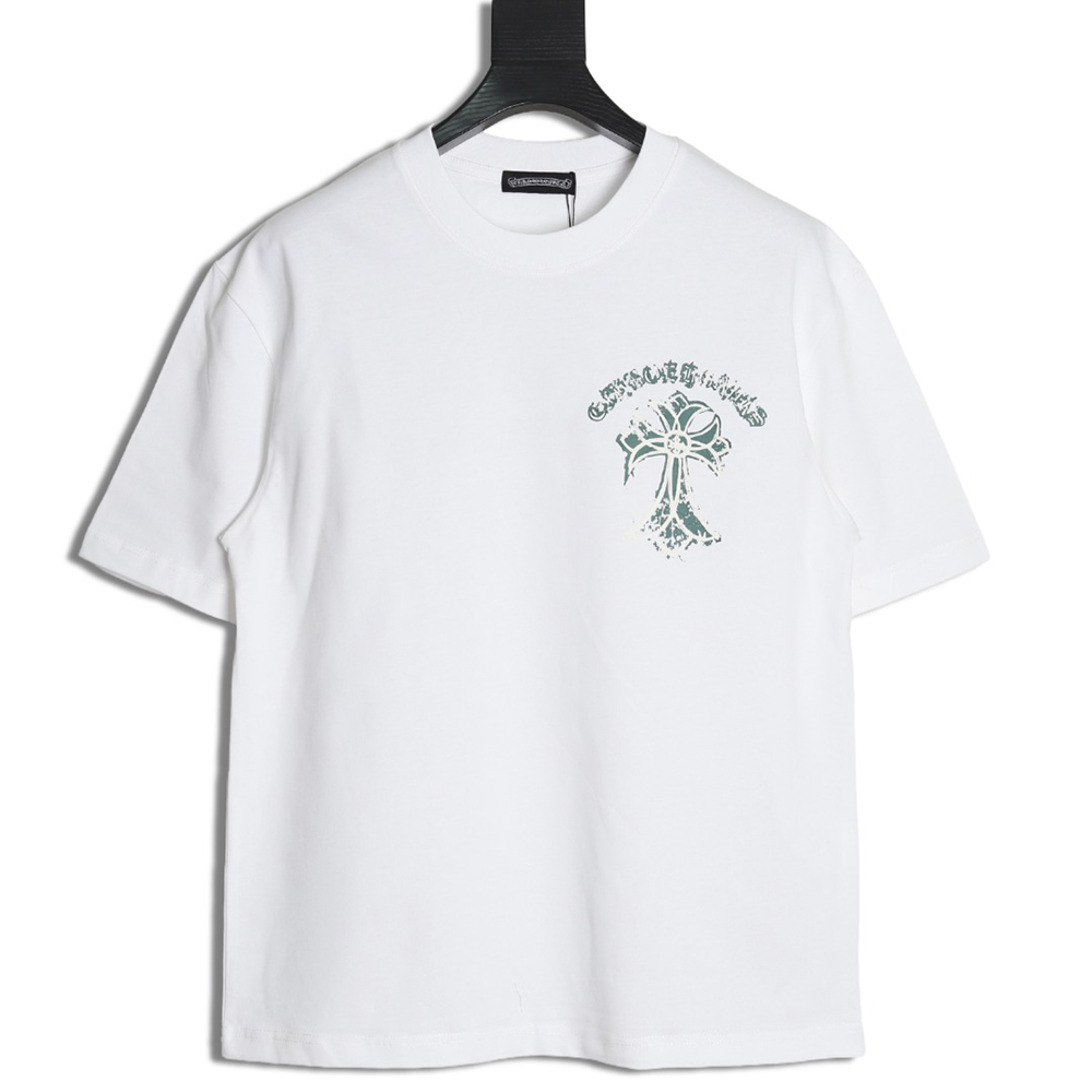 Chrome Hearts mottled cross Sanskrit print short sleeves