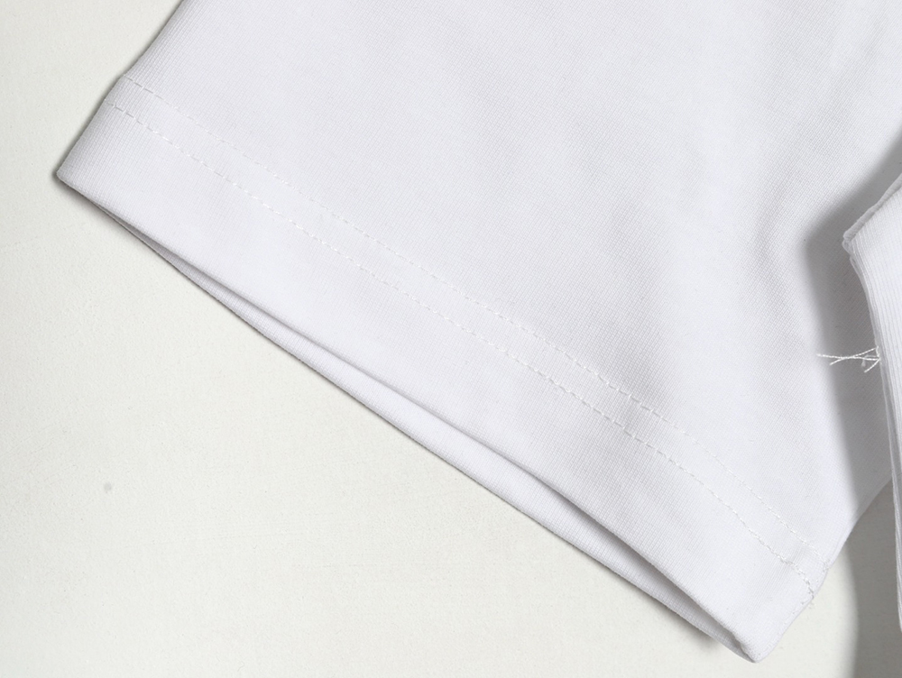 Chrome Hearts ink-dyed horseshoe print short sleeves