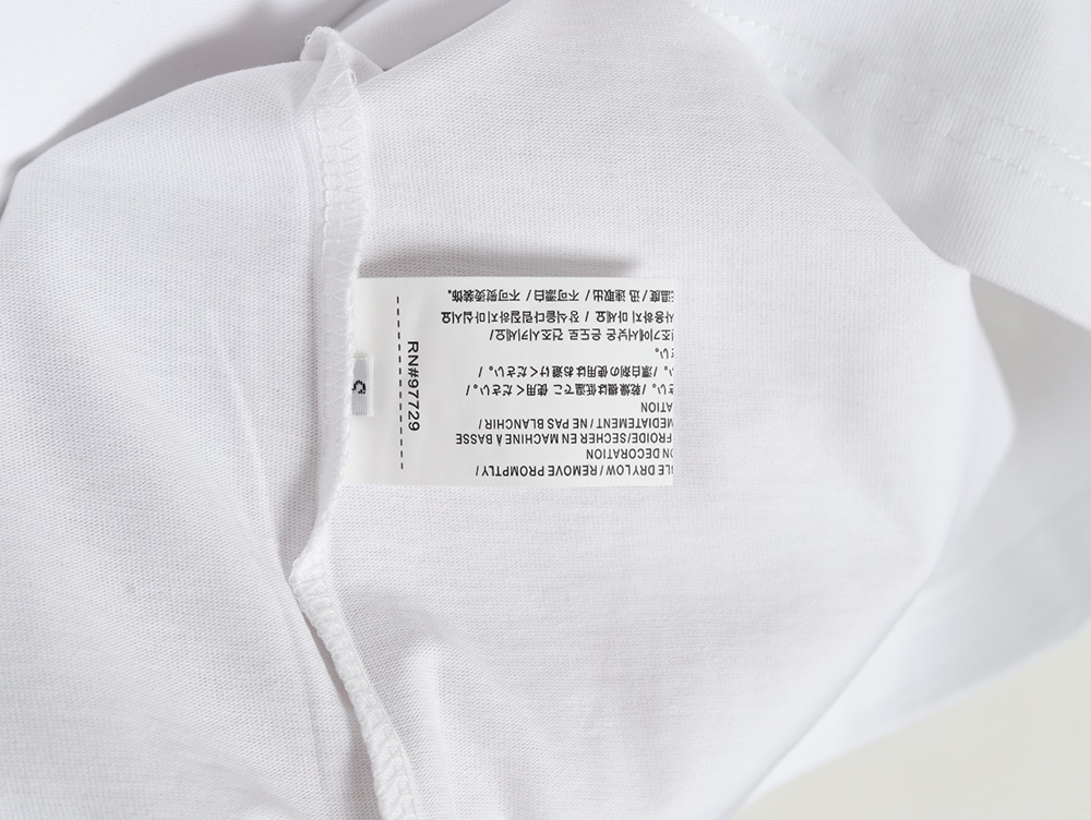 Chrome Hearts ink-dyed horseshoe print short sleeves