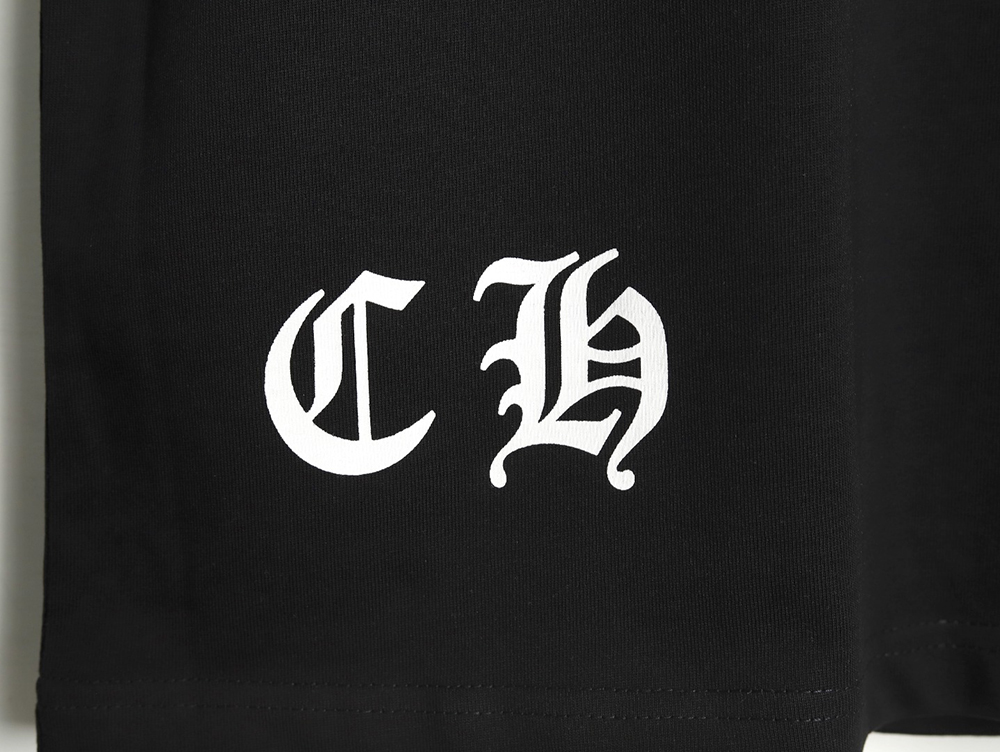 Chrome Hearts ink-dyed horseshoe print short sleeves TSK1