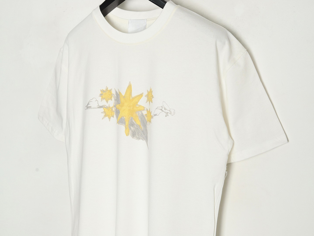 Givenchy star pattern print round neck short sleeve T-shirt