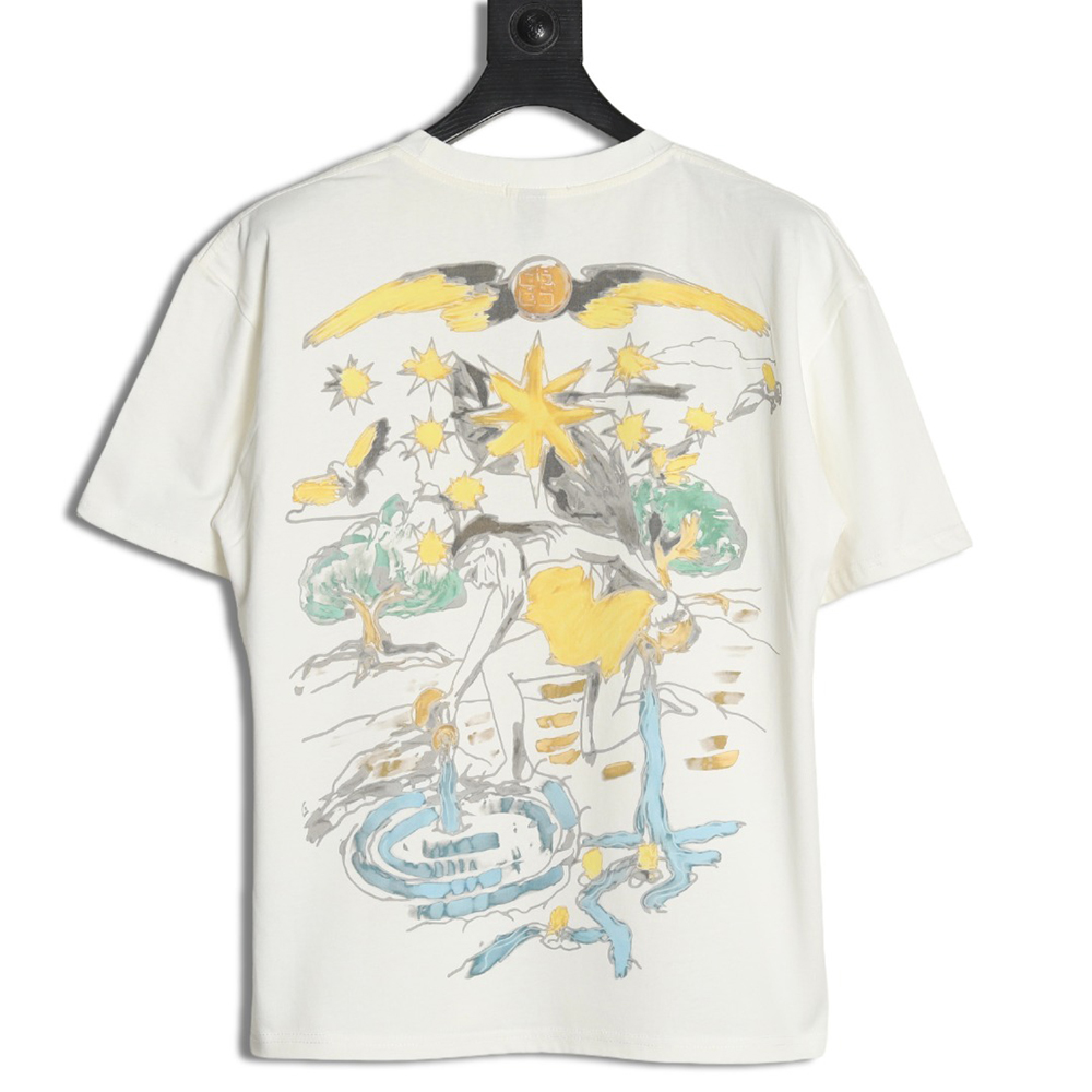 Givenchy star pattern print round neck short sleeve T-shirt