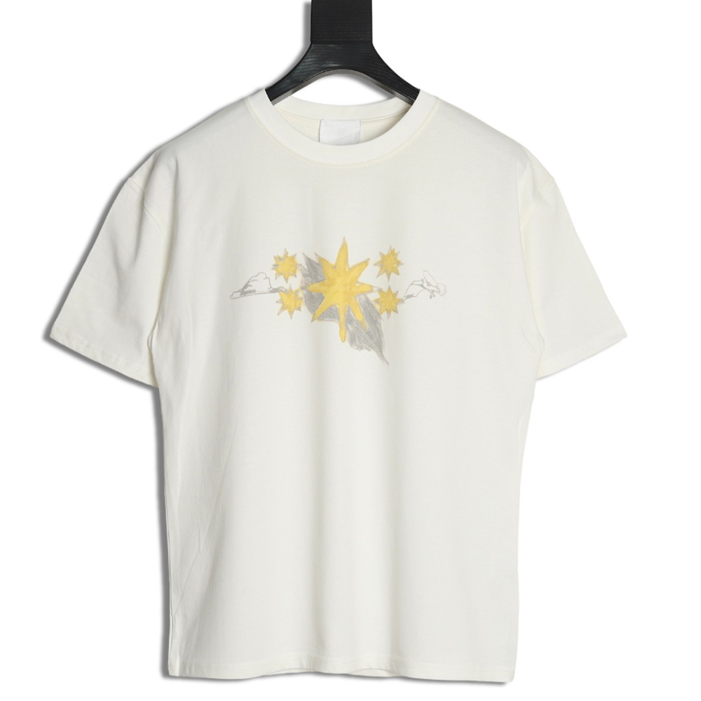 Givenchy star pattern print round neck short sleeve T-shirt