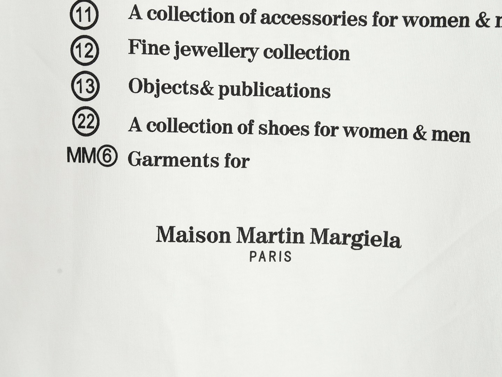 Maison Margiela alphanumeric print short-sleeved T-shirt