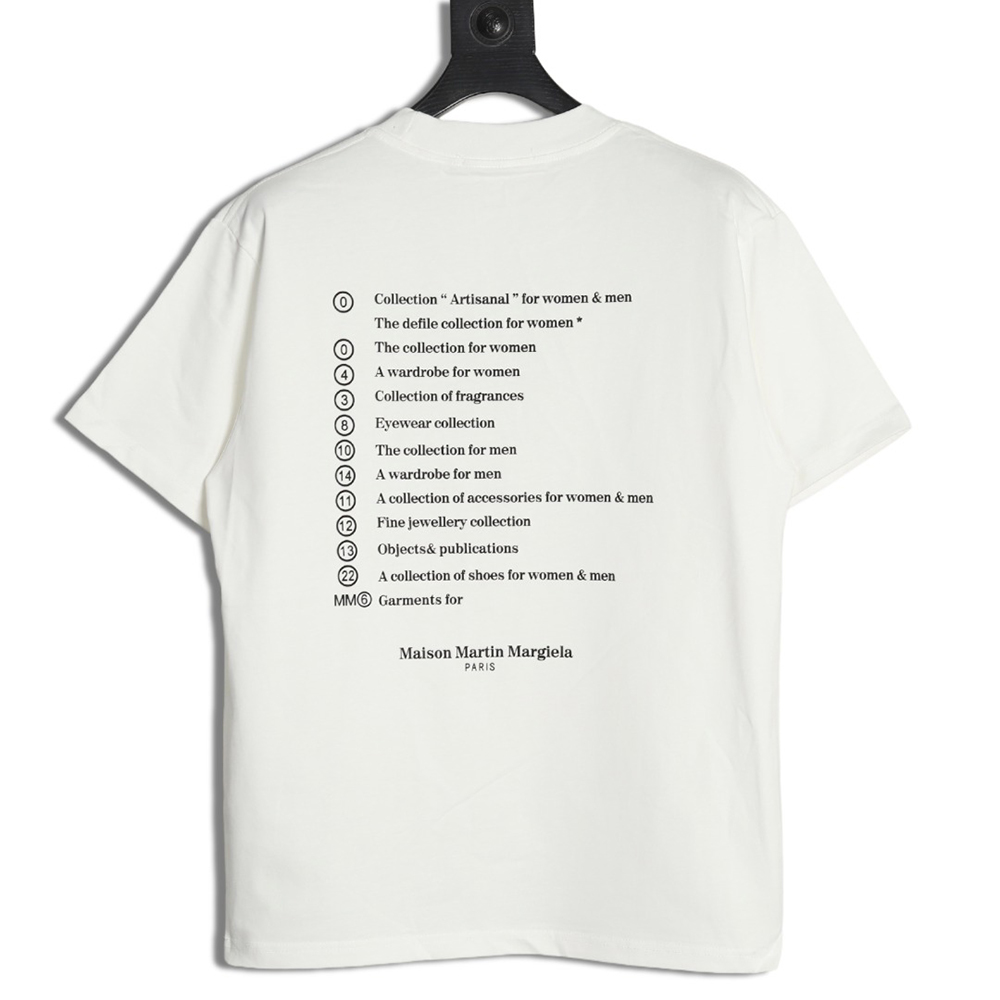 Maison Margiela alphanumeric print short-sleeved T-shirt