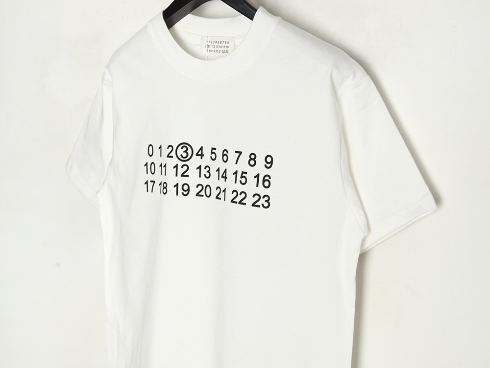 Maison Margiela alphanumeric print short-sleeved T-shirt