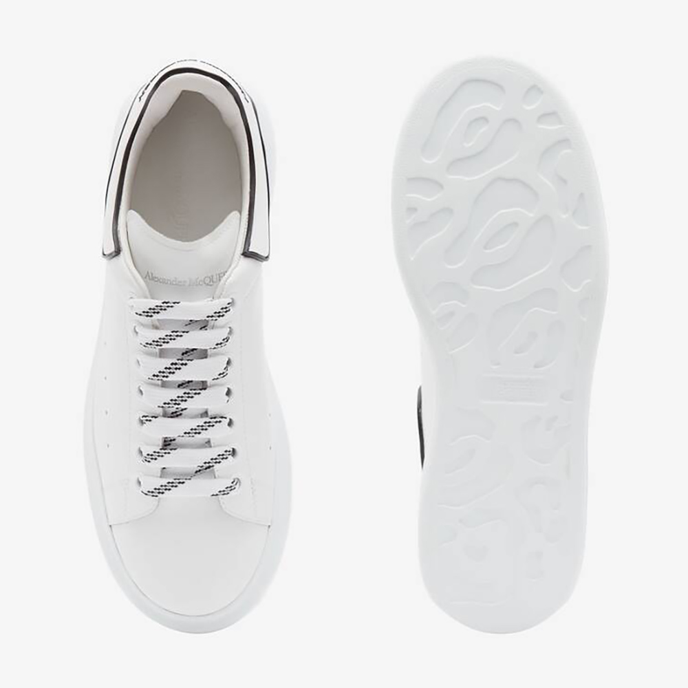 Alexander McQueen Oversized Sneaker in 'White black'
