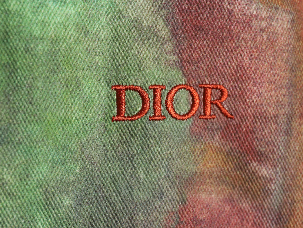 Dior funny dinosaur foot denim shirt jacket