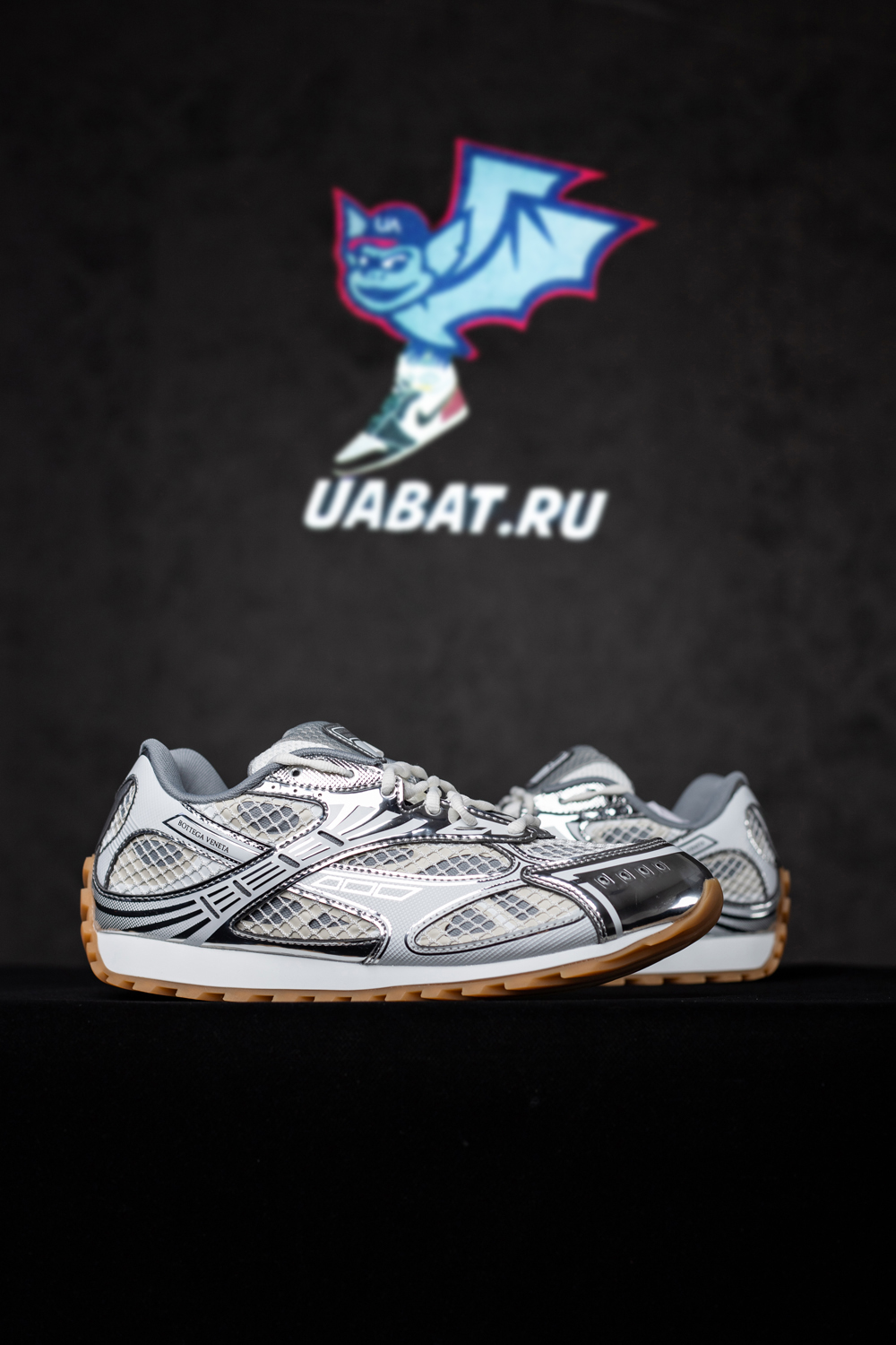 Bottega Veneta Orbit Runner Sneaker  'silver'