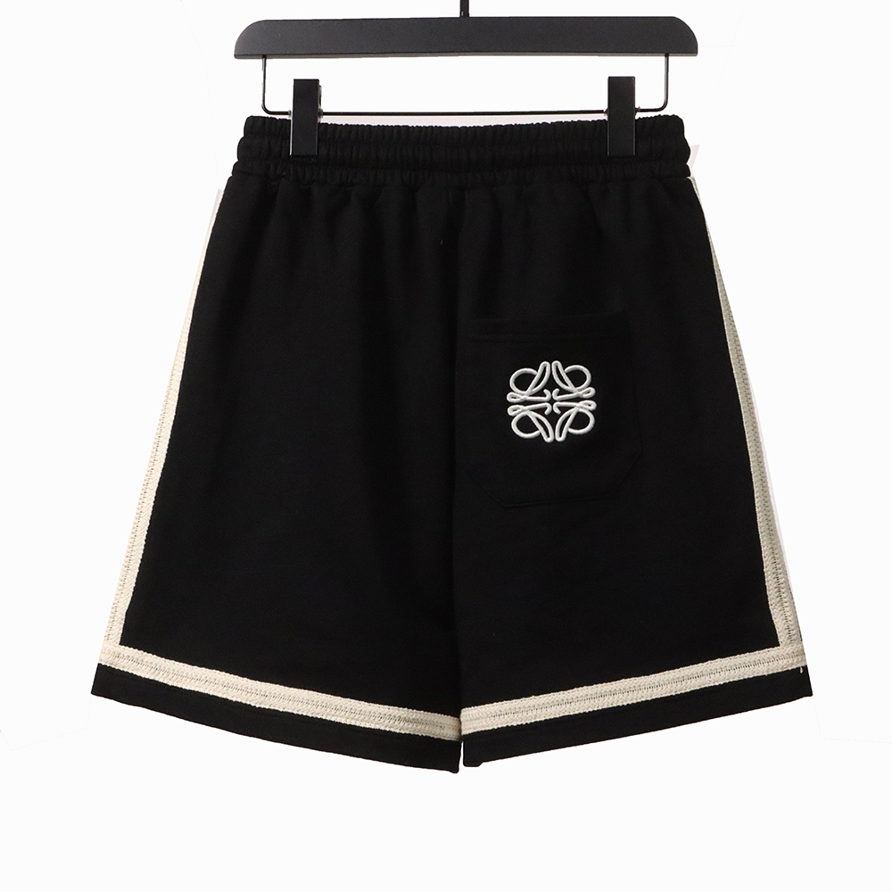 Loewe patchwork embroidery ribbon shorts