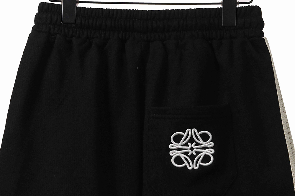 Loewe patchwork embroidery ribbon shorts