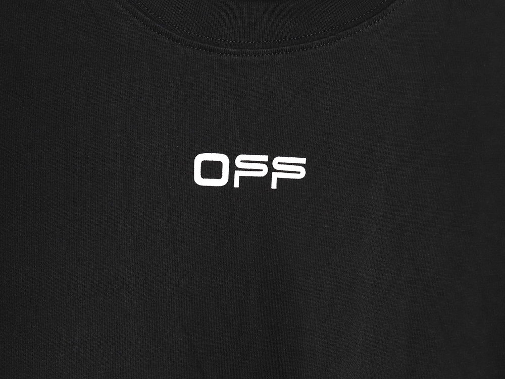 off white airport tape arrow print short sleeves