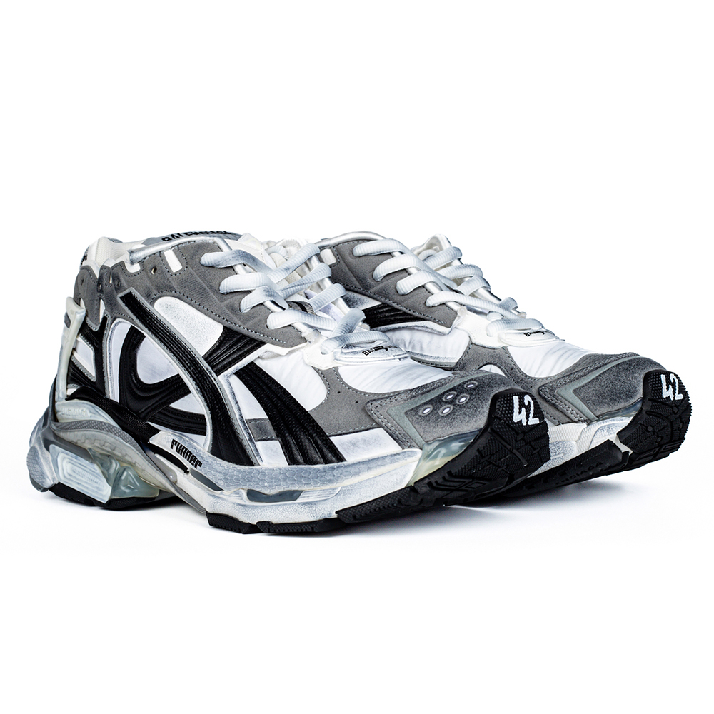 Balenciaga Runner Sneaker 'Worn-Out - Grey White Black'