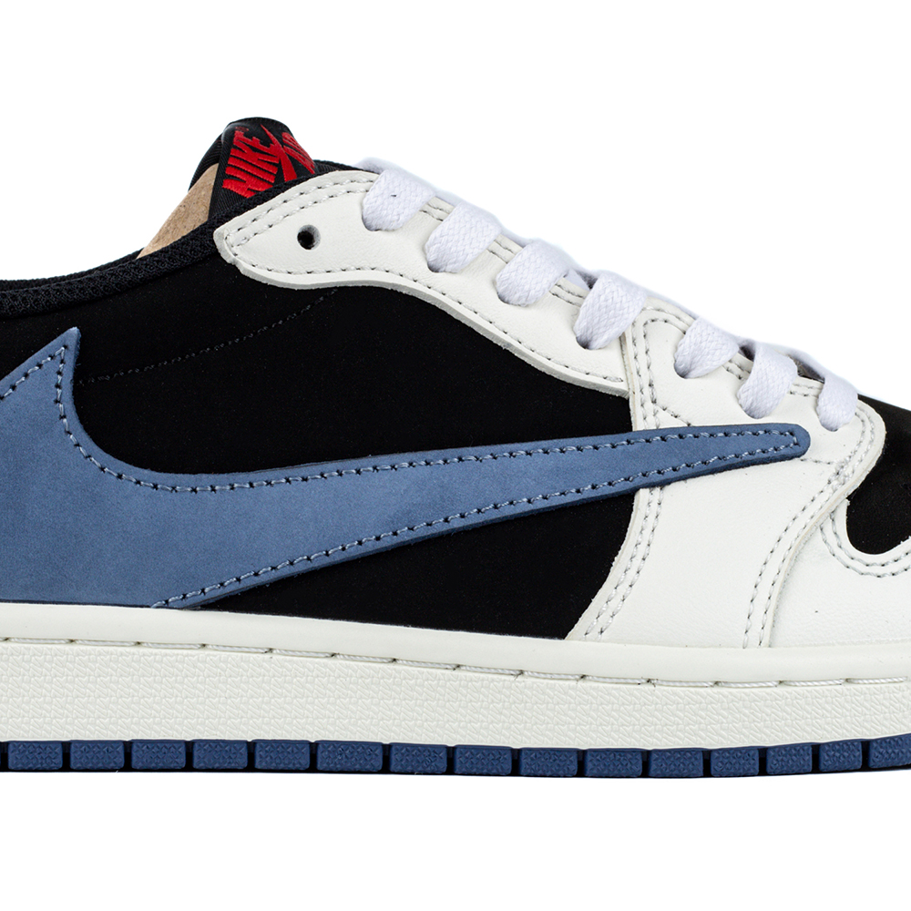 Travis Scott x Air Jordan 1 Low OG 'Black White Blue'