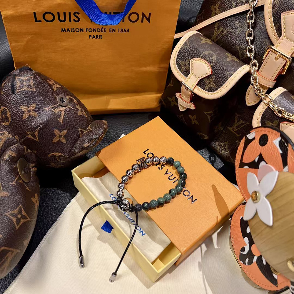 Louis Vuitton Monogram Beads Bracelet M00512