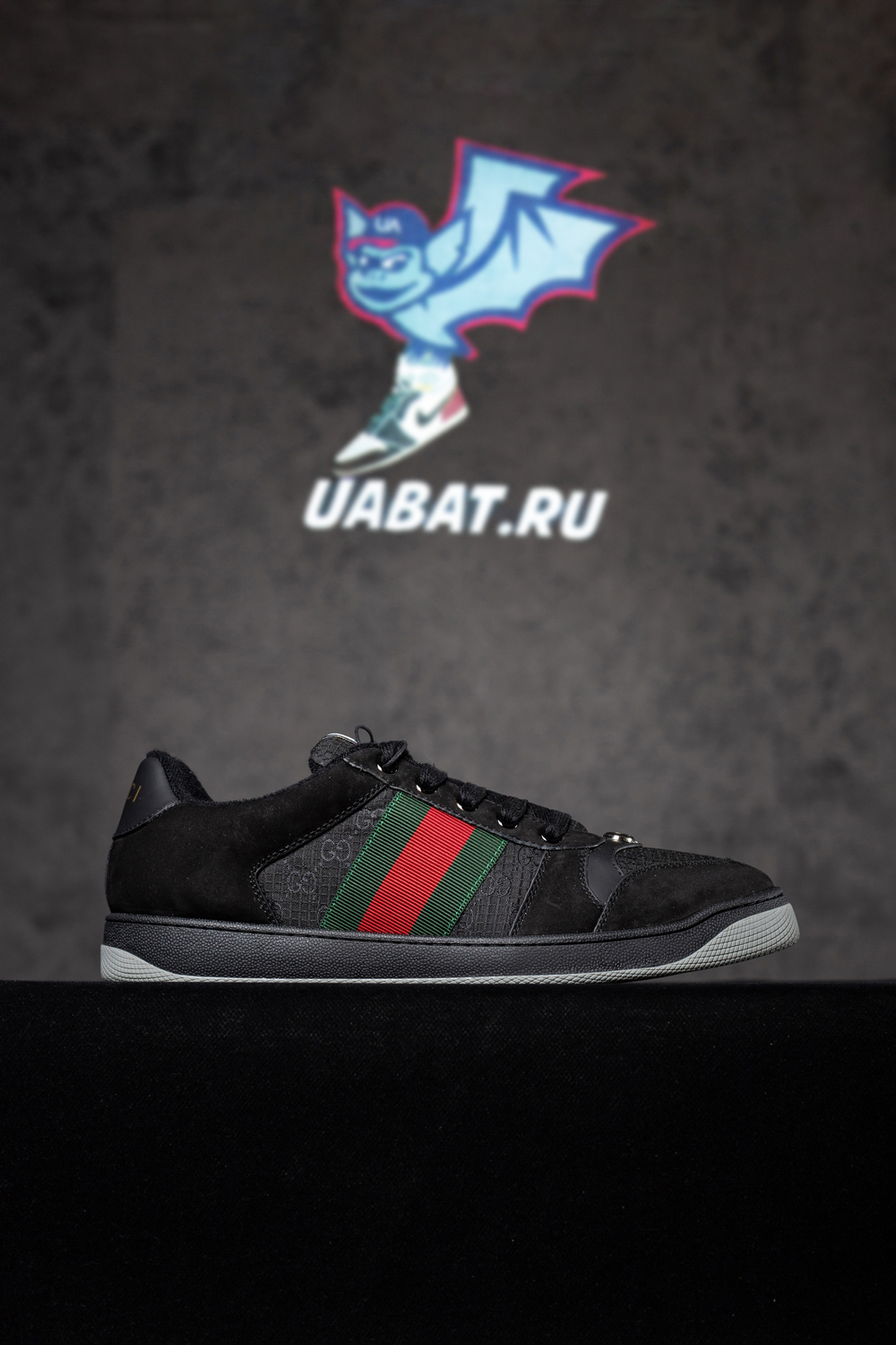 Gucci GG Screener 'GG Canvas - Black Green Red'