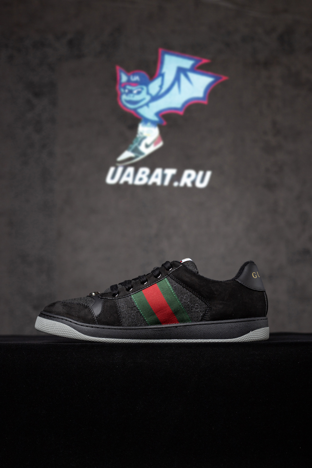 Gucci GG Screener 'GG Canvas - Black Green Red'