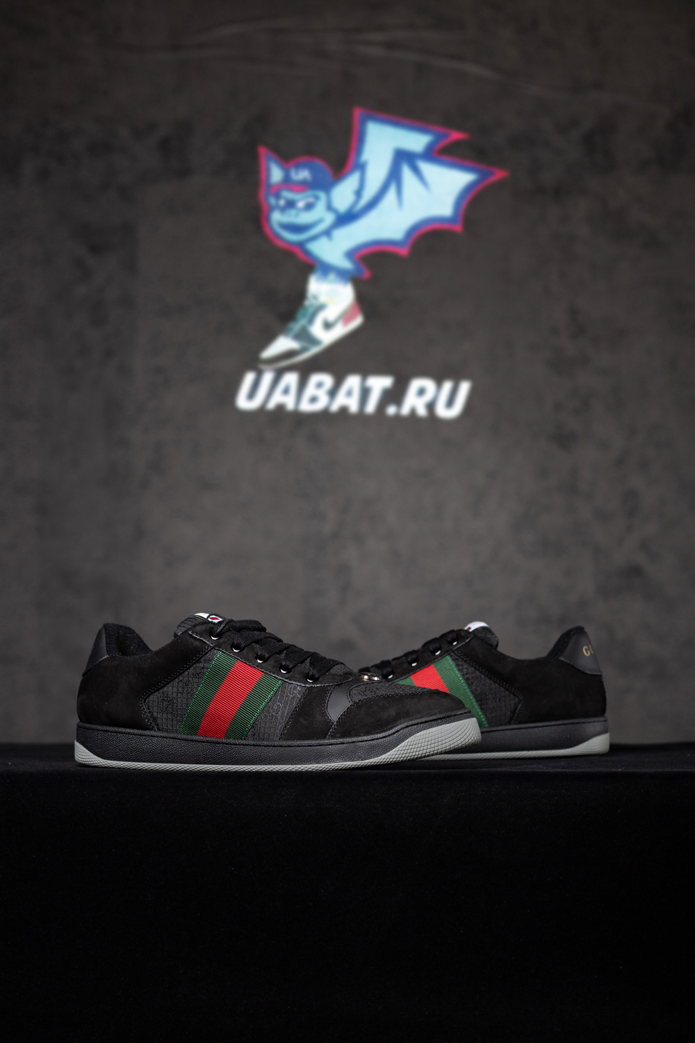 Gucci GG Screener 'GG Canvas - Black Green Red'